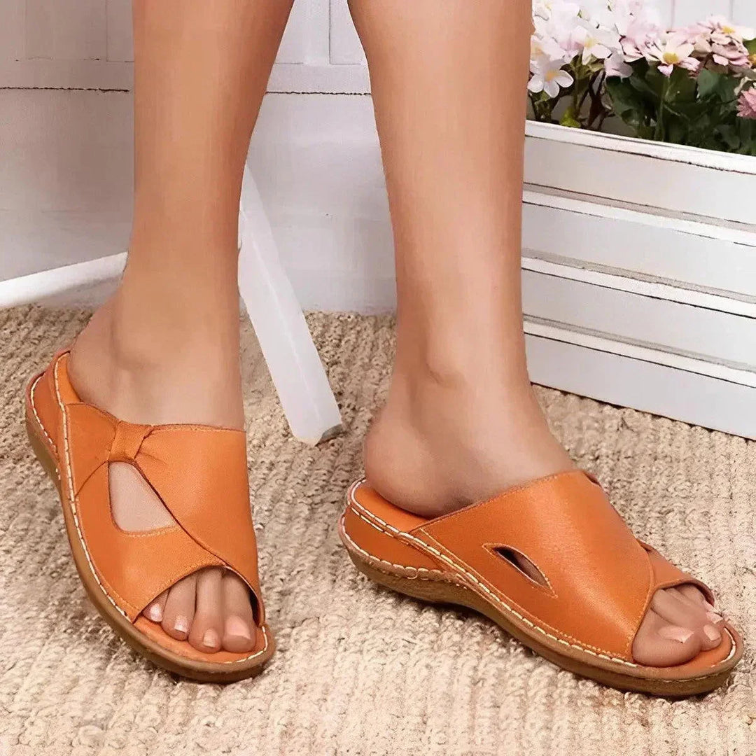 Ciabatte donna ortopediche, perfette per un comfort ergonomico tutto il giorno, ideali per casa e passeggio.