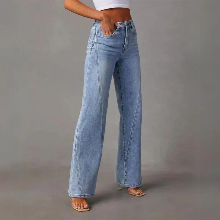 Jeans da donna con vestibilità rilassata, eleganti ma comodi, perfetti per ogni occasione, dal casual all'evento.