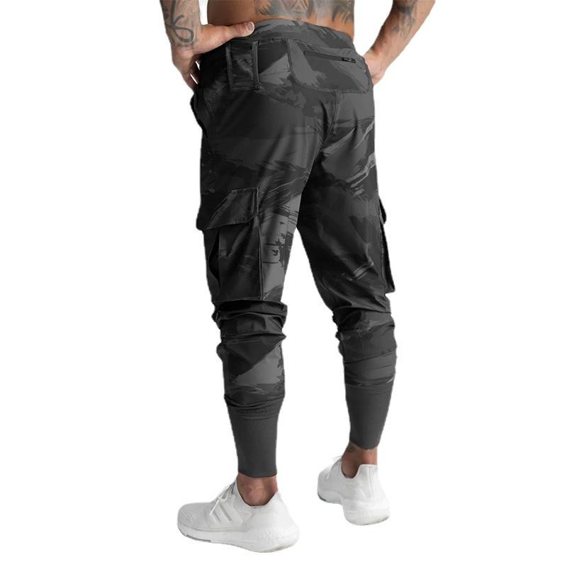Jogger neri da uomo, pantaloni sportivi e comodi per allenamento o tempo libero.