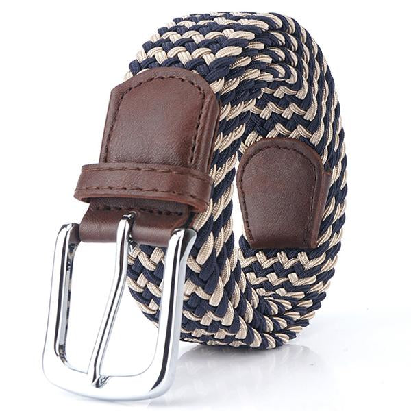 La cintura uomo intrecciata in tela, un accessorio essenziale e versatile per ogni guardaroba maschile.