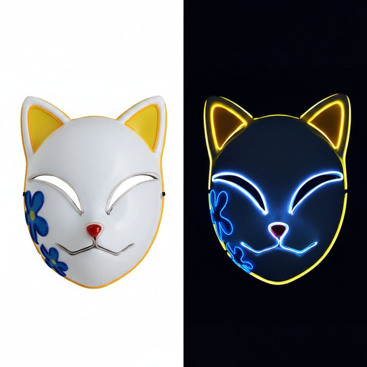 Bambino in costume cosplay anime, pronto per giochi di ruolo eroici e avventura a Halloween.