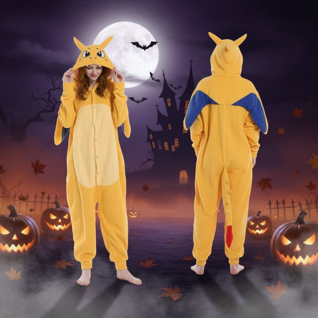 Morbido onesie Grinch in pile, ideale come pigiama o costume di Natale/Halloween per bambini.
