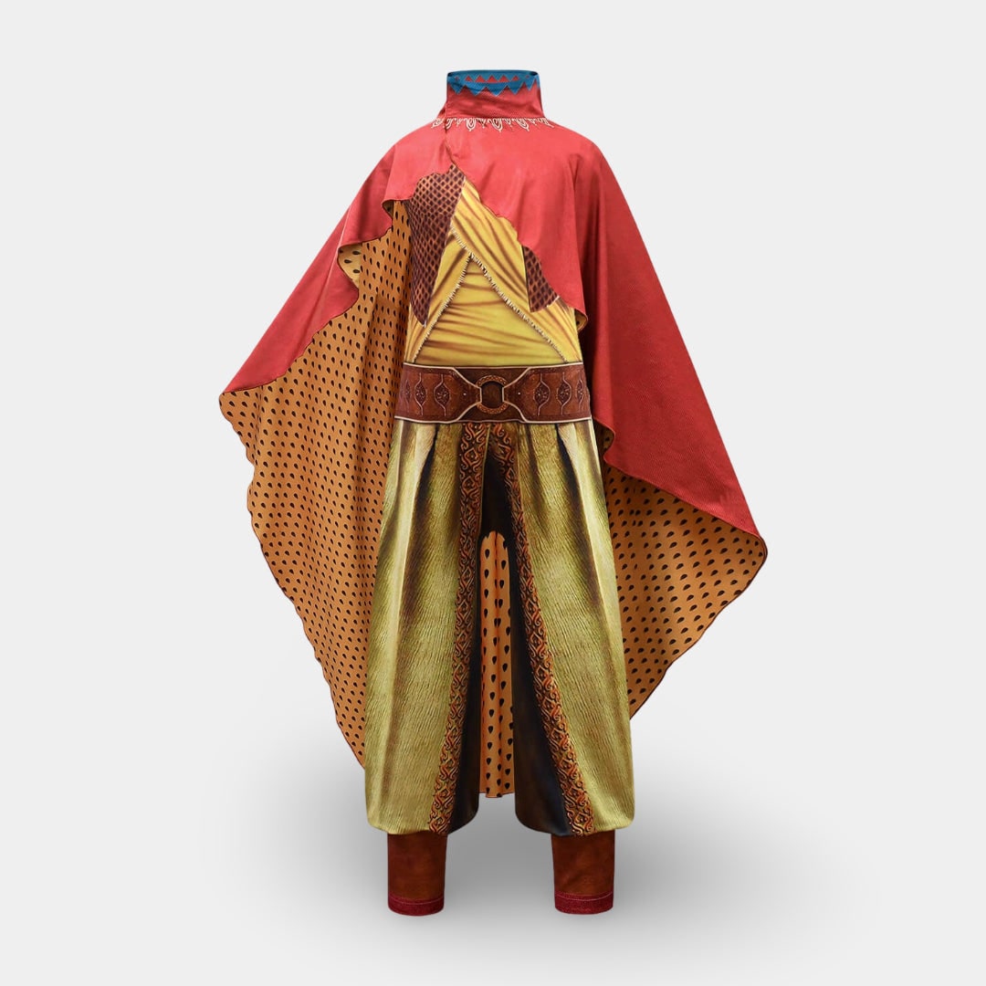 Vestito da festa Principessa Guerriera Raya per bambina, perfetto per compleanni e travestimenti unici.