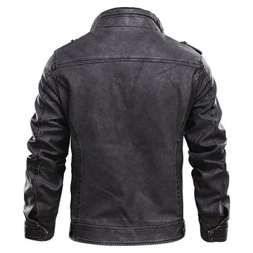 Elegante giacca uomo in denim nero, capo versatile per moda maschile, stile casual o outfit sofisticato.