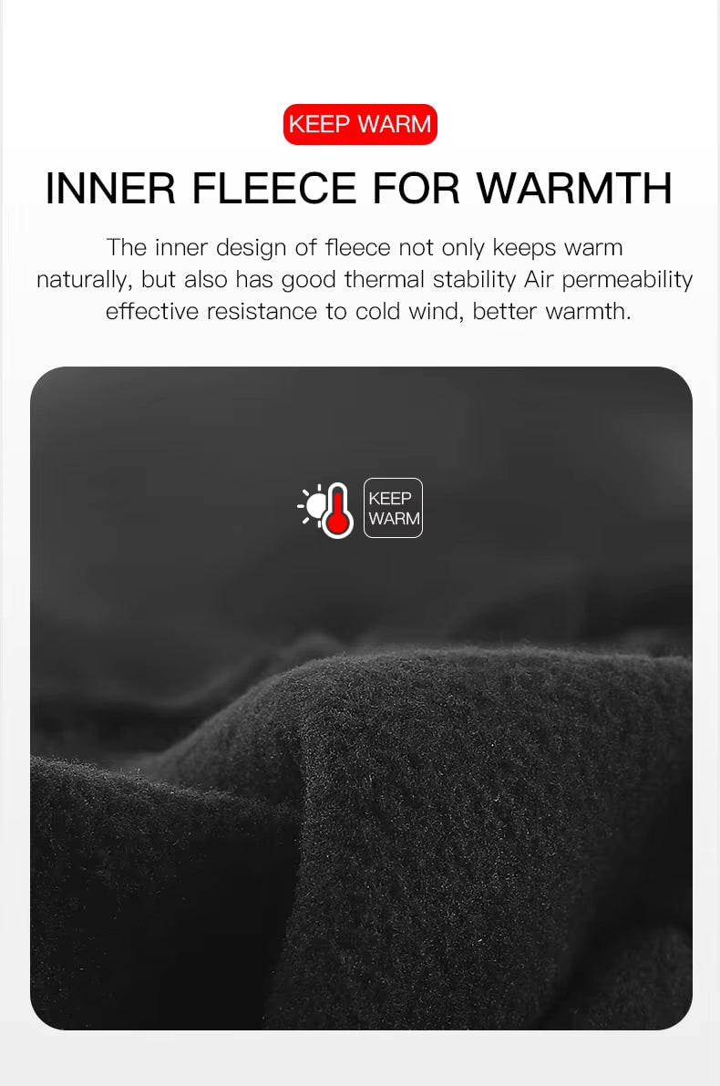 Eleganti guanti invernali donna con zip, pile interno e palmo antiscivolo per smartphone.