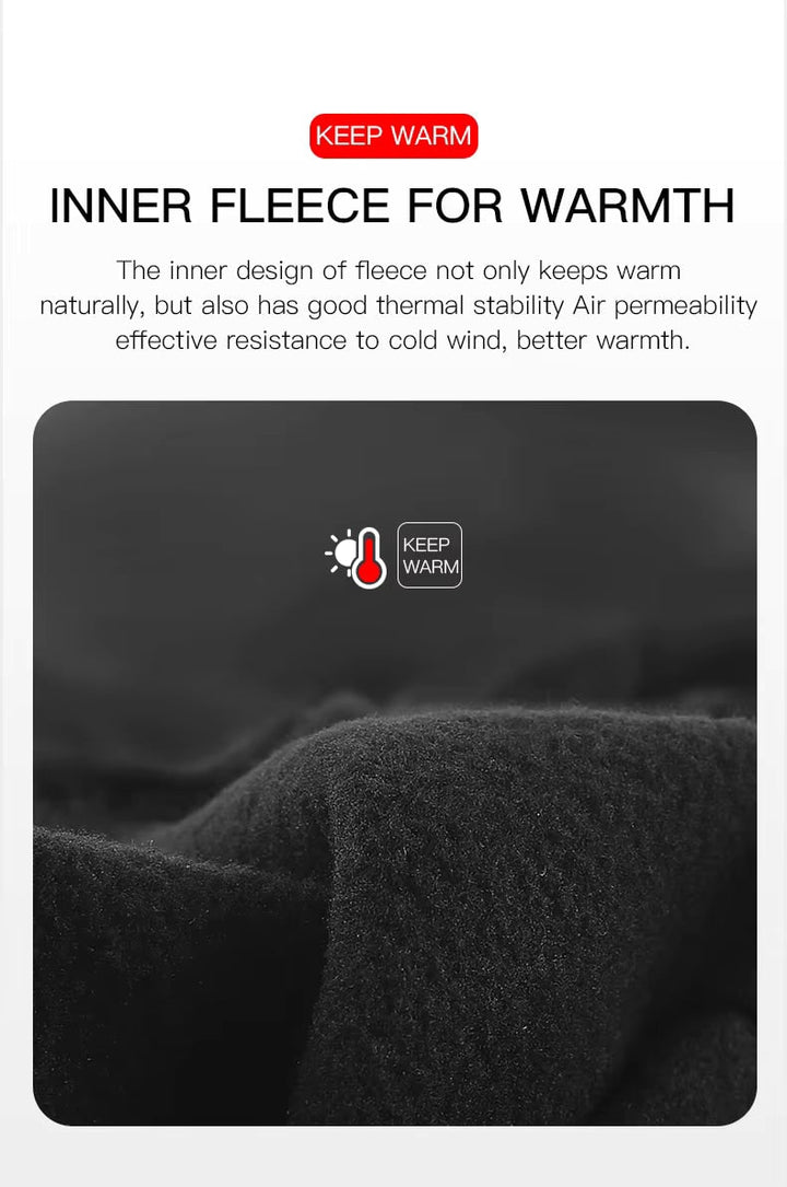 Eleganti guanti invernali donna con zip, pile interno e palmo antiscivolo per smartphone.