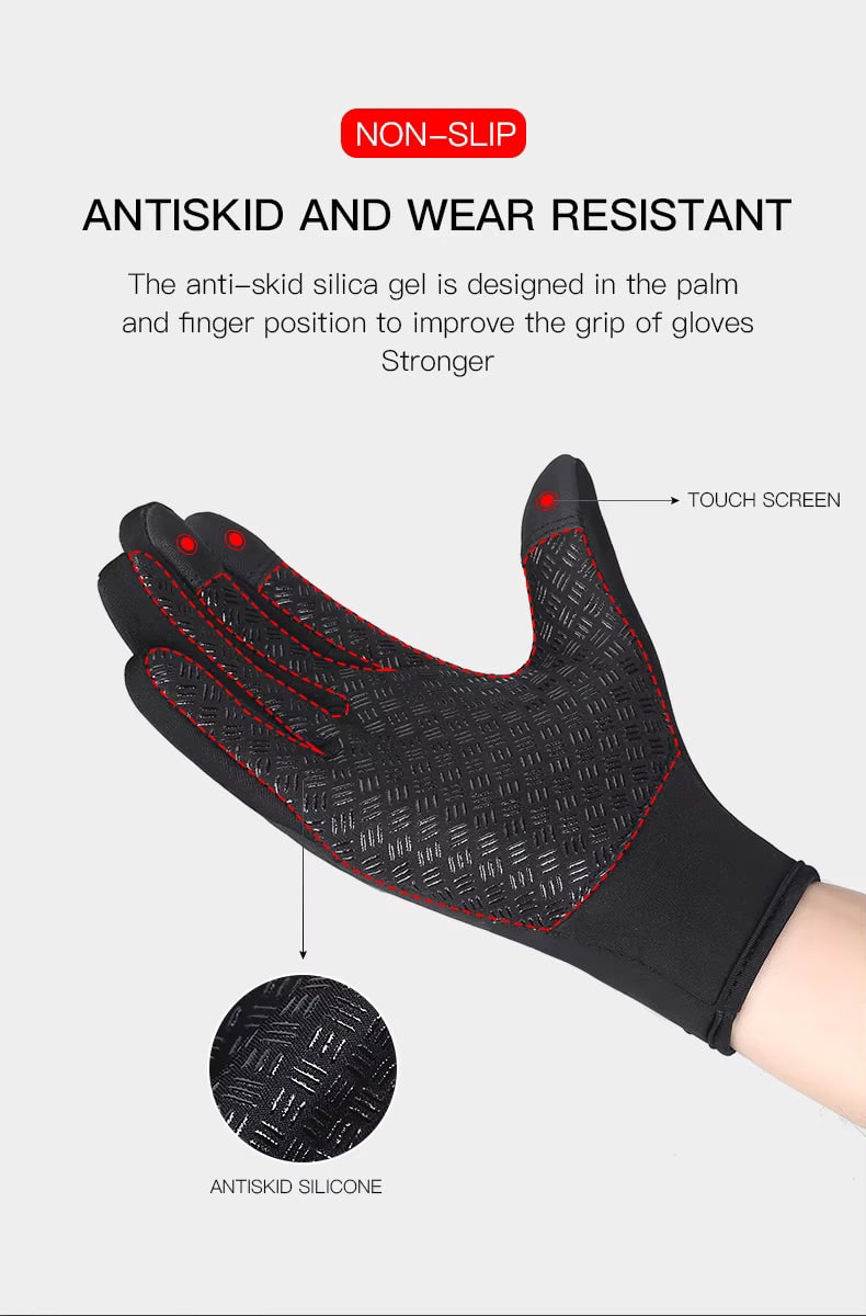 Guanti tecnici invernali donna impermeabili, touchscreen e antivento per l'outdoor.