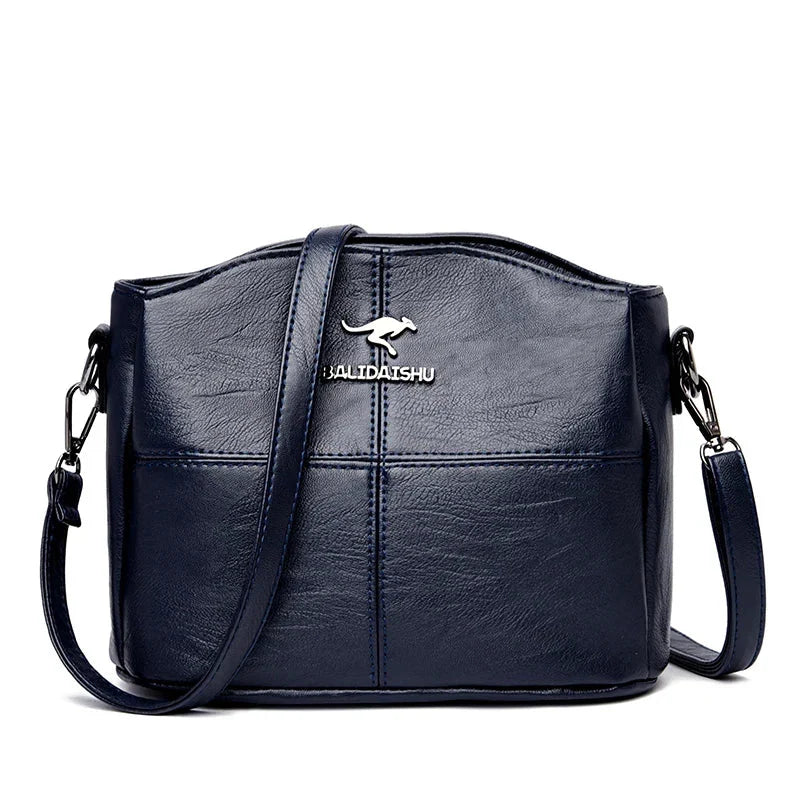 Borsa da donna in pelle, design classico e chic, accessorio moda.