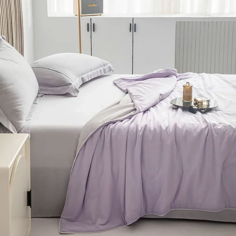 Trama leggera della coperta rinfrescante estiva, ideale per un sonno fresco, anti sudore e traspirante.