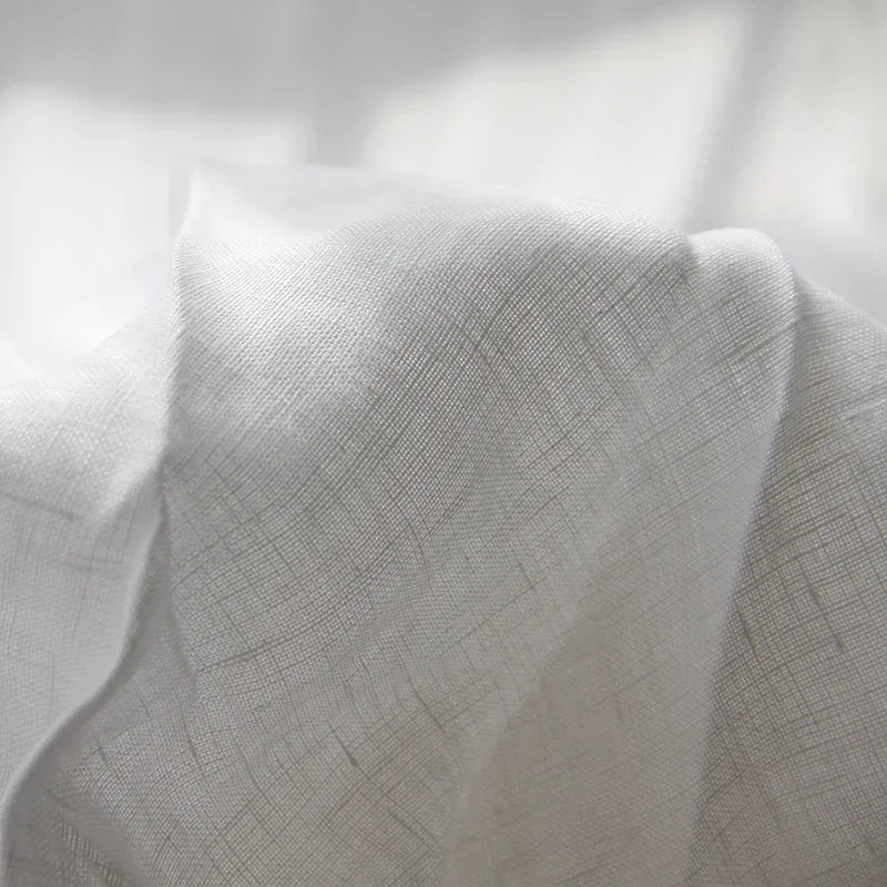 Set biancheria da letto completo, con copripiumino e lenzuola in lino per un look coordinato.