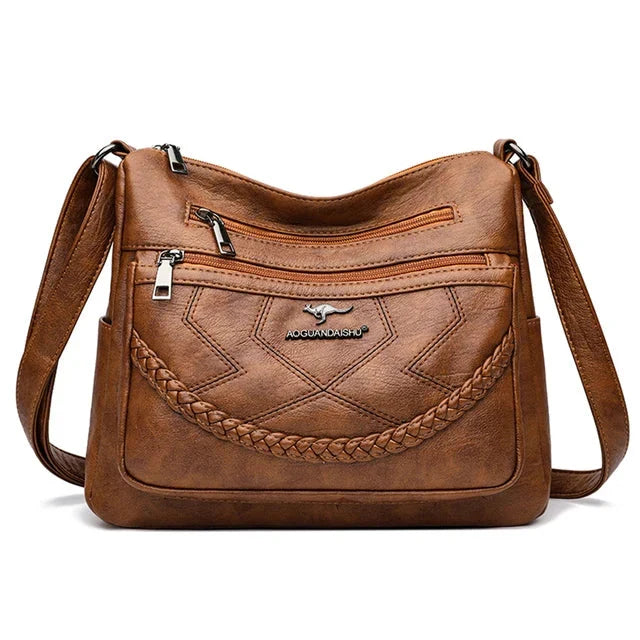 Borsa di lusso da donna in pelle premium con tracolla. Design raffinato per uno stile senza tempo.