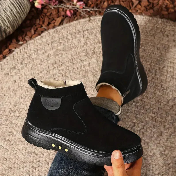 Stivaletti donna invernali alla moda, con suola ammortizzata per un comfort eccezionale e design moderno.