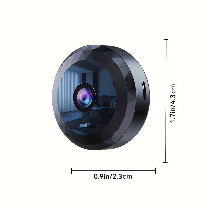Monitora la tua casa con la telecamera WiFi HD 1080P, dotata di visione notturna e avvisi di movimento.