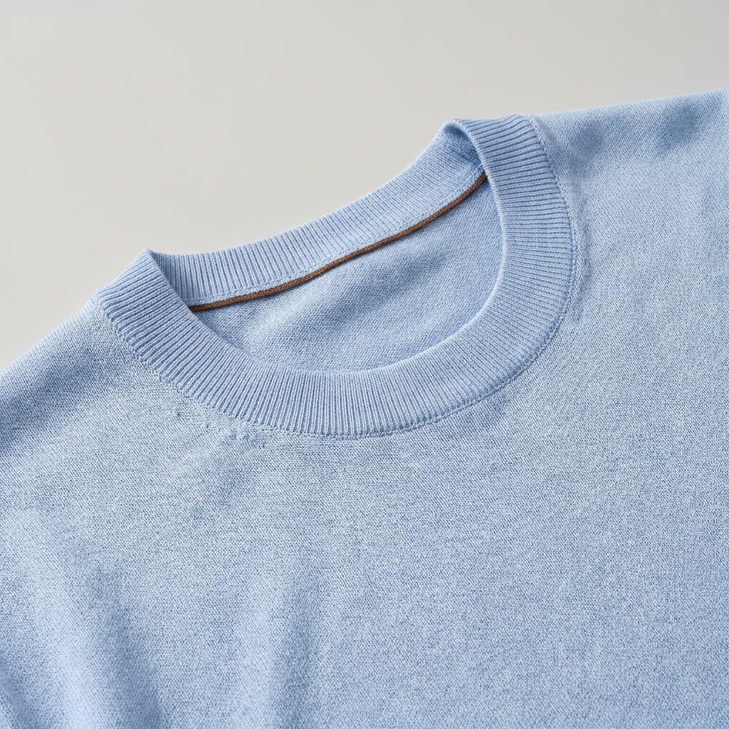 Top uomo a girocollo moderno, maniche corte. Ideale per stile casual ed eleganza discreta, capo versatile.