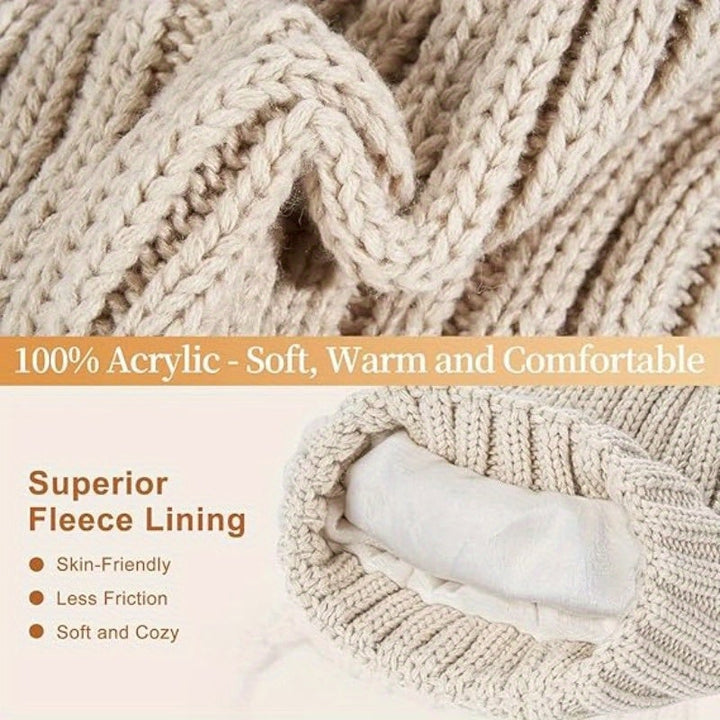 Regalo uomo: set invernale grigio chiaro con cappello, sciarpa e guanti touchscreen. Perfetto per il freddo.