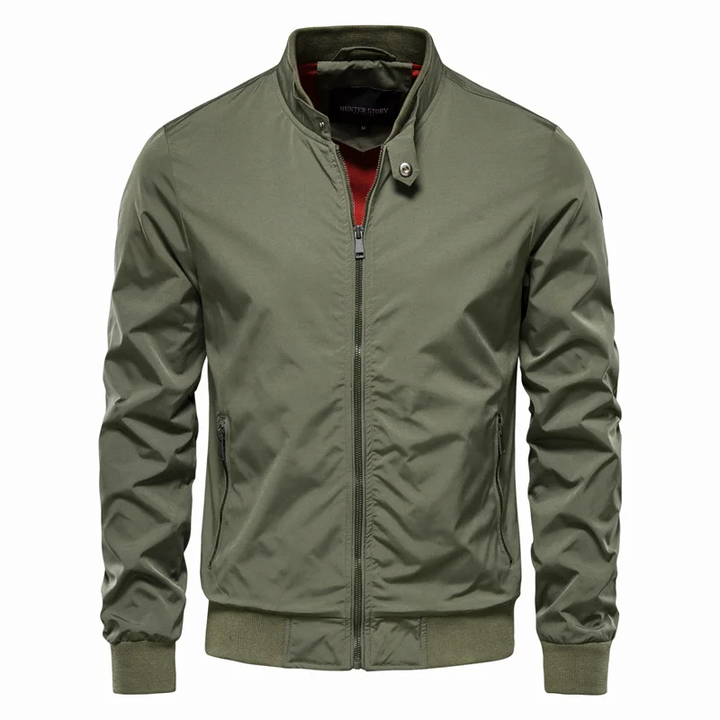 Bomber uomo leggero, ideale come outerwear casual-elegante. Giacca aviatore con zip, perfetta per il tuo stile.
