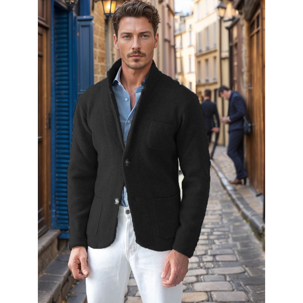 Blazer uomo smart casual, giacca sportiva perfetta per outfit eleganti o casual da giorno e sera.