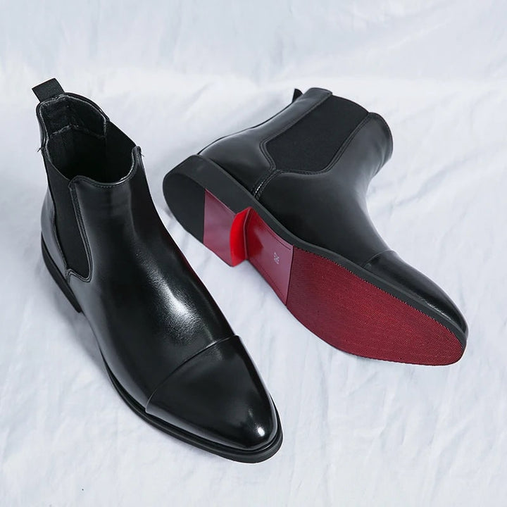 Scarpe uomo Chelsea eleganti e versatili, slip-on con punta a cappuccio, perfette per ogni occasione.