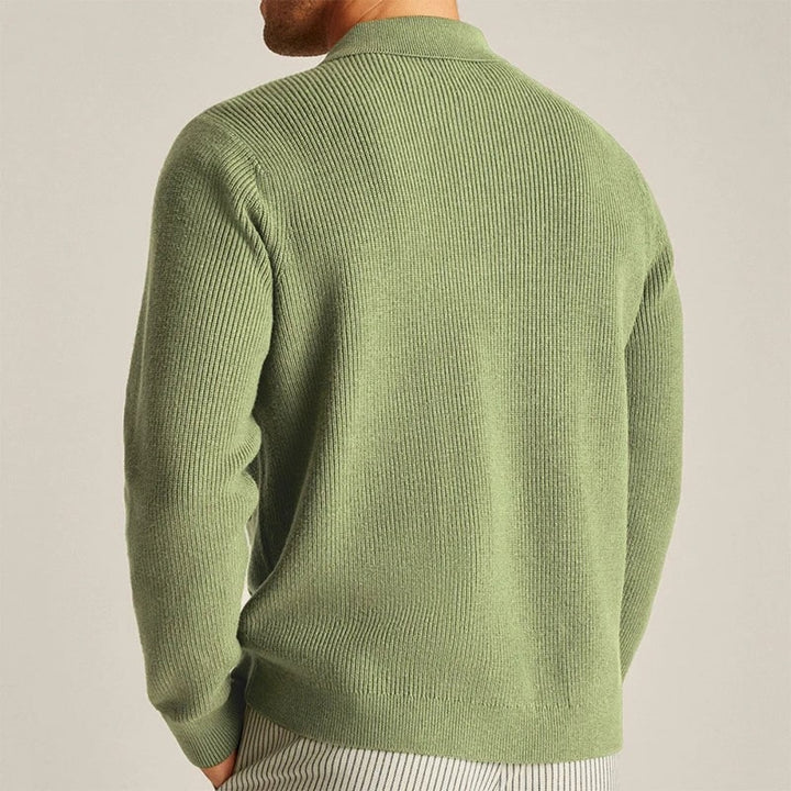 Elegante cardigan da uomo con bottoni e tasche. Ideale per un look comodo e versatile in ogni stagione.