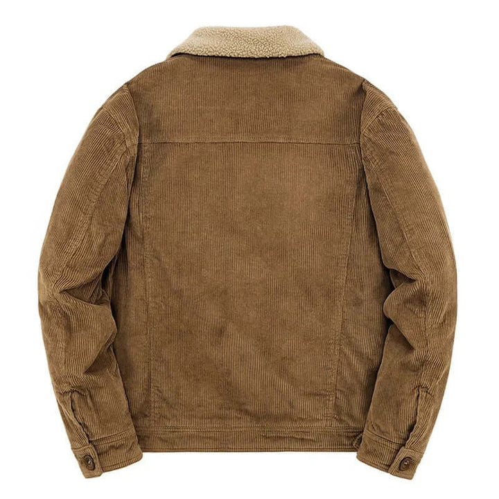 Giacca uomo versatile stile camionista, ideale per outfit quotidiani, calda e di tendenza.
