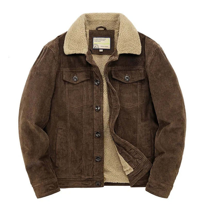 Giacca uomo calda e comoda, stile camionista, ideale per affrontare autunno e inverno con classe.