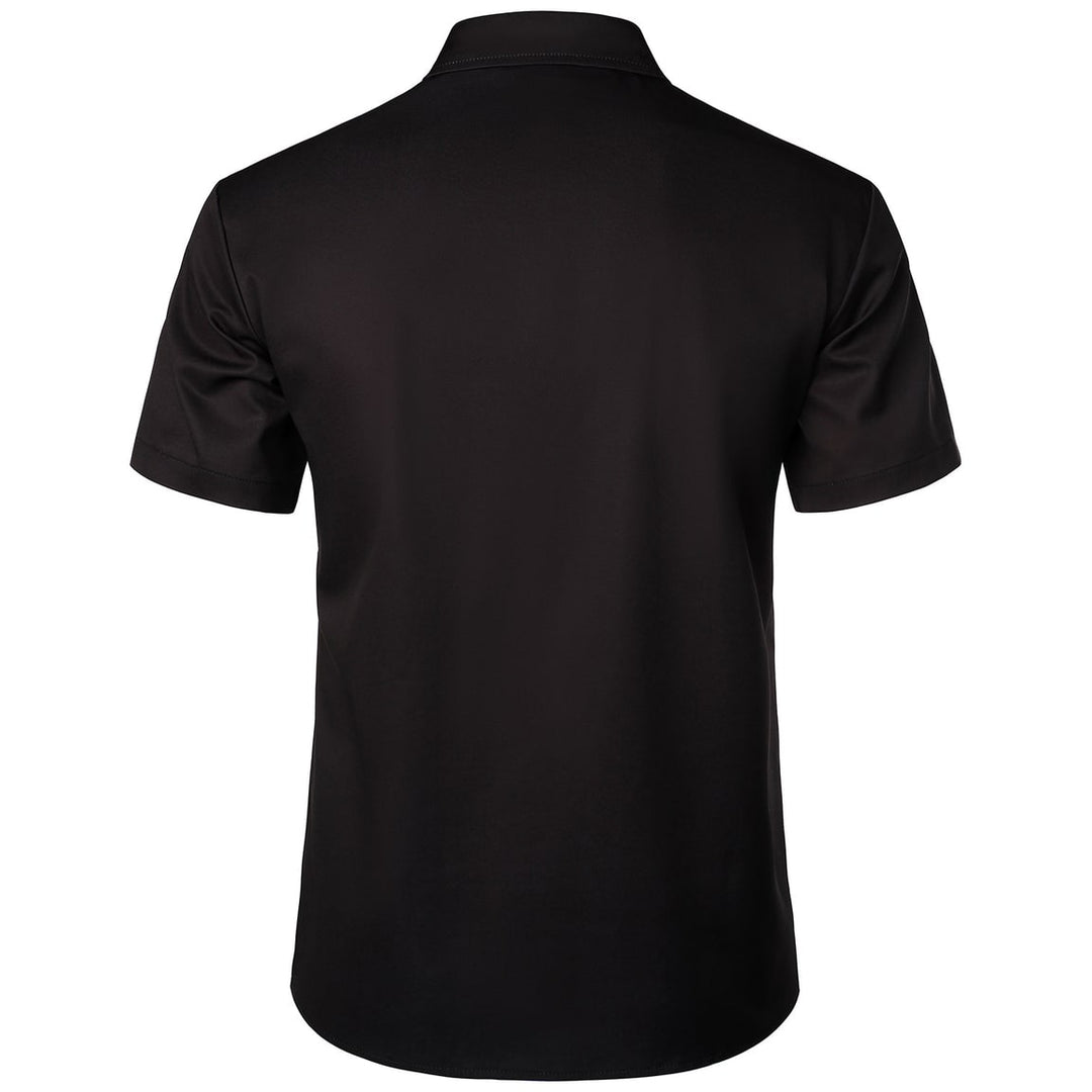 Elegante camicia Mariachi uomo con bottoni, ideale per trasformazione istantanea a feste di Halloween o a tema.