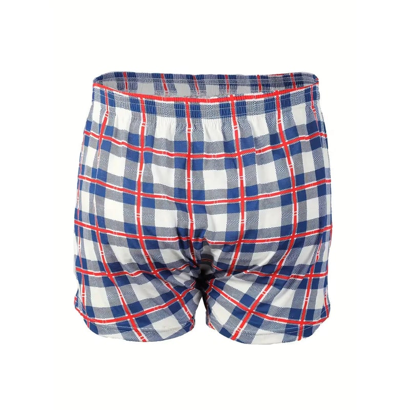 Vestibilità comoda per questi boxer uomo a fantasia scozzese, con vita elastica, per un relax totale.