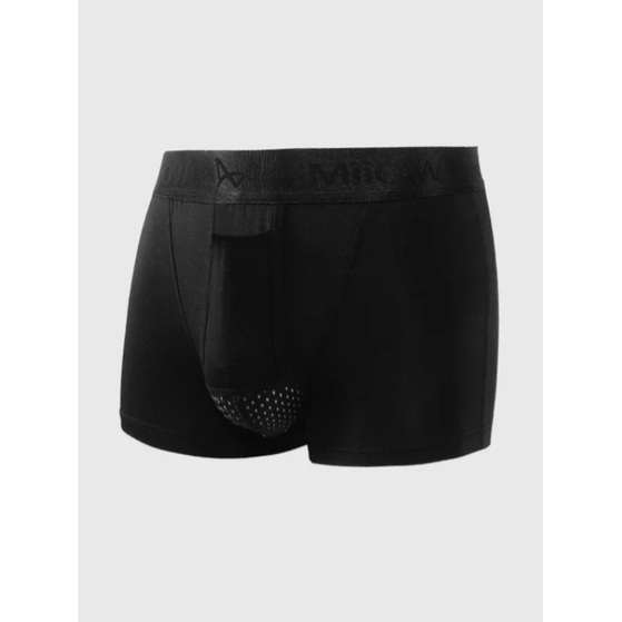 Intimo uomo boxer in mesh traspirante, offre supporto ergonomico e protezione anti-sfregamento per comfort estremo.