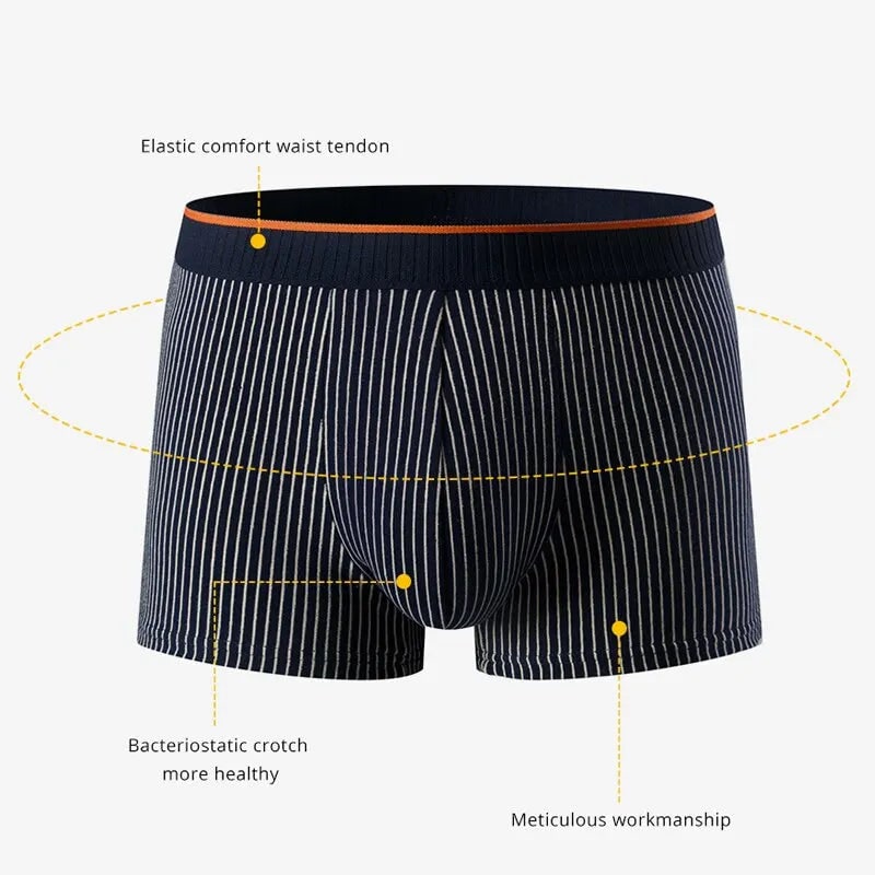 Boxer uomo con costine e supporto anatomico. Intimo maschile confortevole per un sostegno perfetto e libertà di movimento.