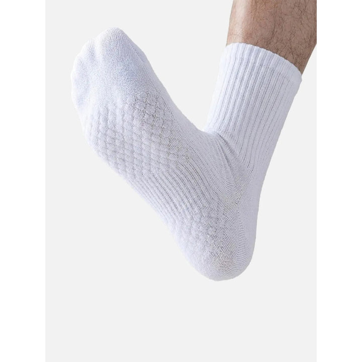 Calze sportive uomo con supporto arcata plantare e suola ammortizzata. Perfette per attività fisica.