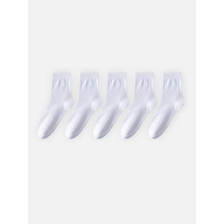 Set 5 calzini crew da uomo, casual ed essenziali, un must-have.