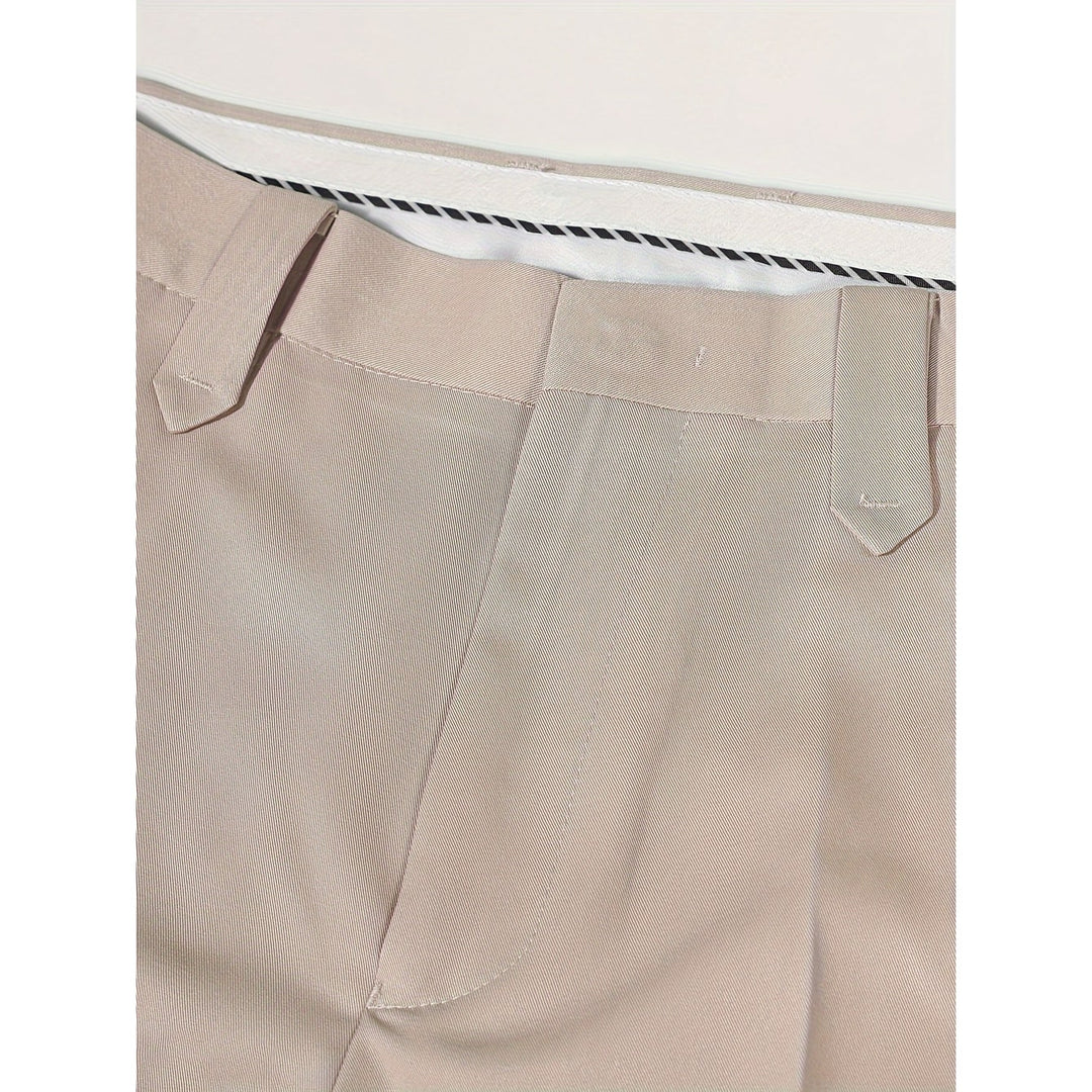 Pantaloni eleganti uomo beige, chino slim fit, versatili per outfit casual raffinati o look da business.