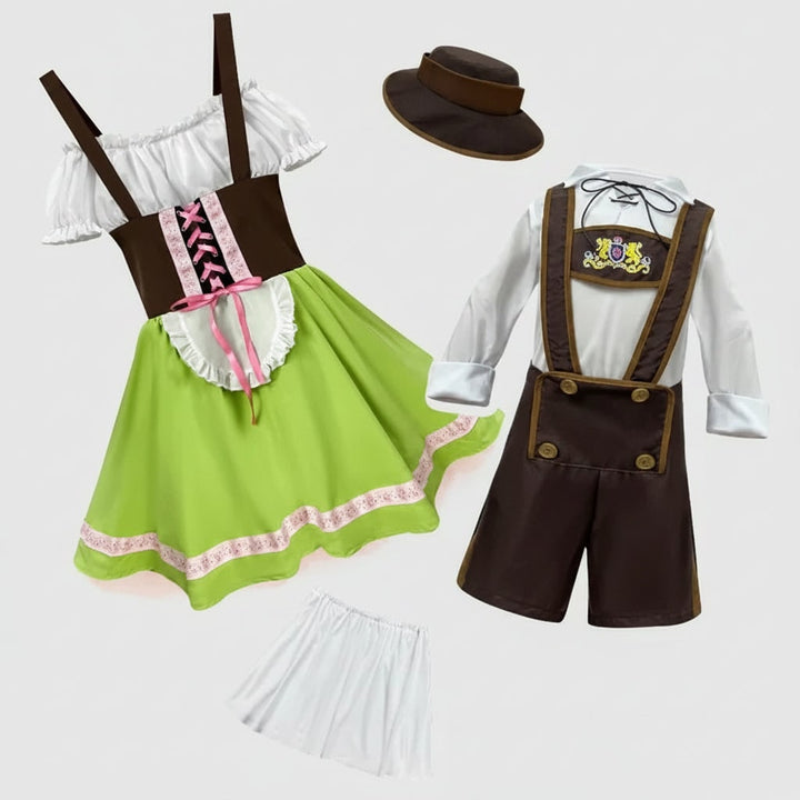 Shorts Lederhosen da uomo, costume Oktoberfest bavarese, ideale per feste tradizionali e travestimenti.