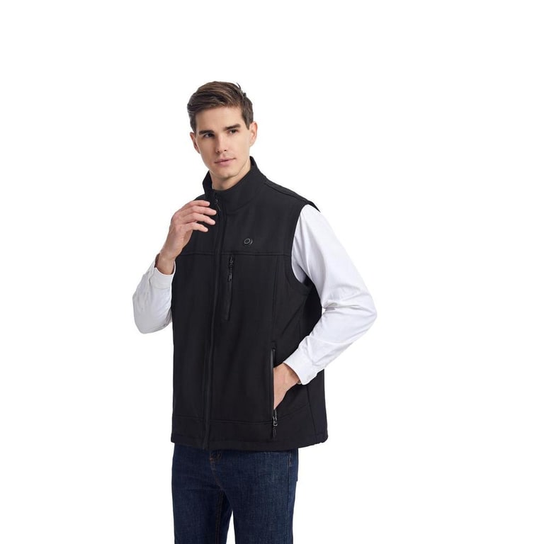 Gilet riscaldato USB ricaricabile uomo, calore costante per affrontare il freddo invernale.