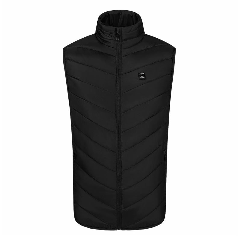 Gilet termico riscaldato da uomo con USB, protezione dal freddo e calore duraturo per ogni avventura.