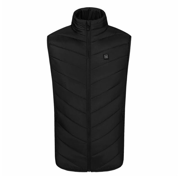 Gilet termico riscaldato da uomo con USB, protezione dal freddo e calore duraturo per ogni avventura.