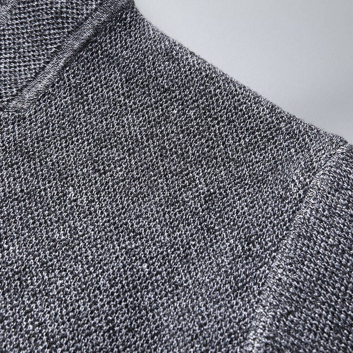 Maglione cardigan da uomo con collo a listino e bottoni, comodo e di tendenza, perfetto per il tuo stile.
