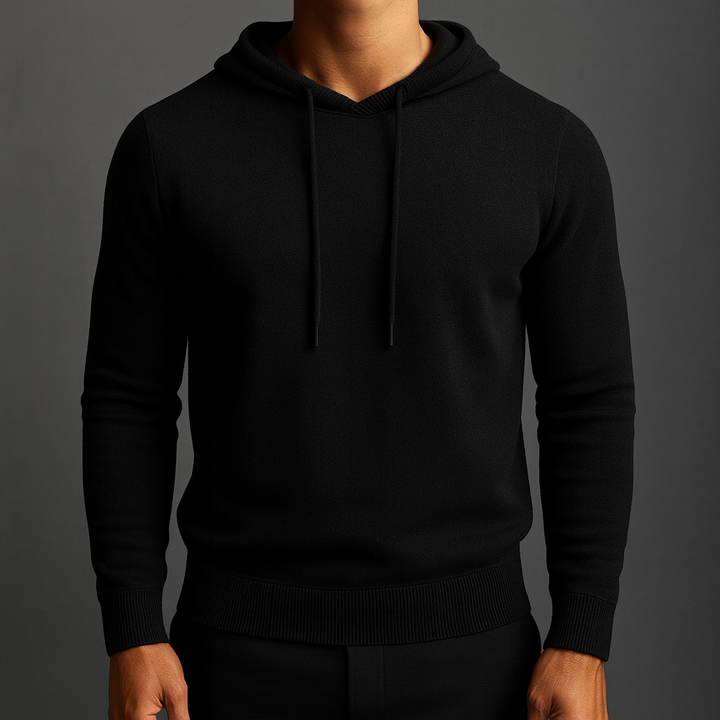 Felpa uomo con cappuccio, design moderno e casual, perfetta per un comfort quotidiano con stile.