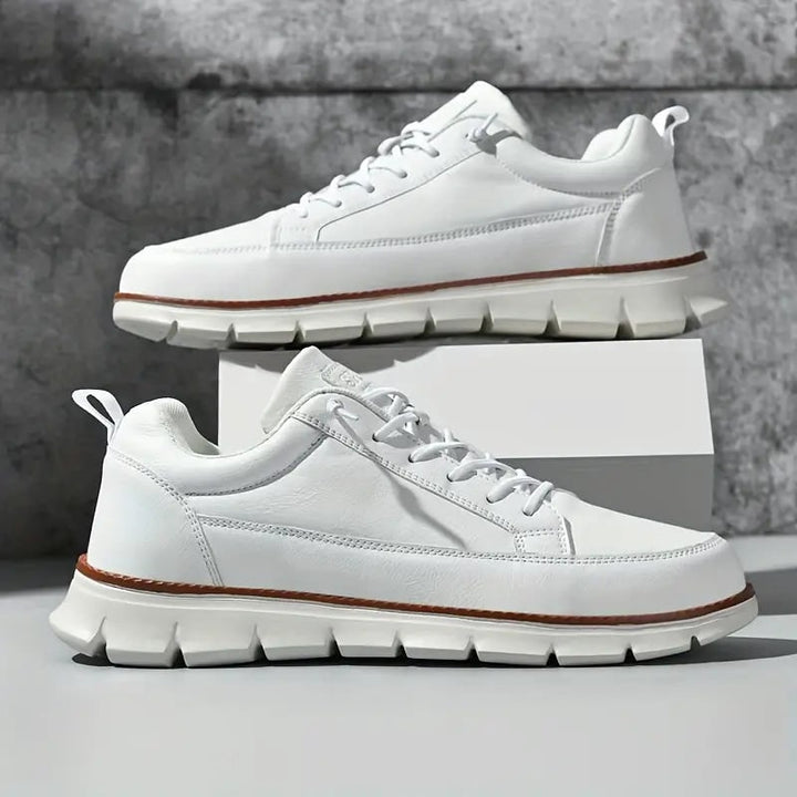 Sneakers casual da uomo con allacciatura per comfort quotidiano, scarpe basse e versatili.