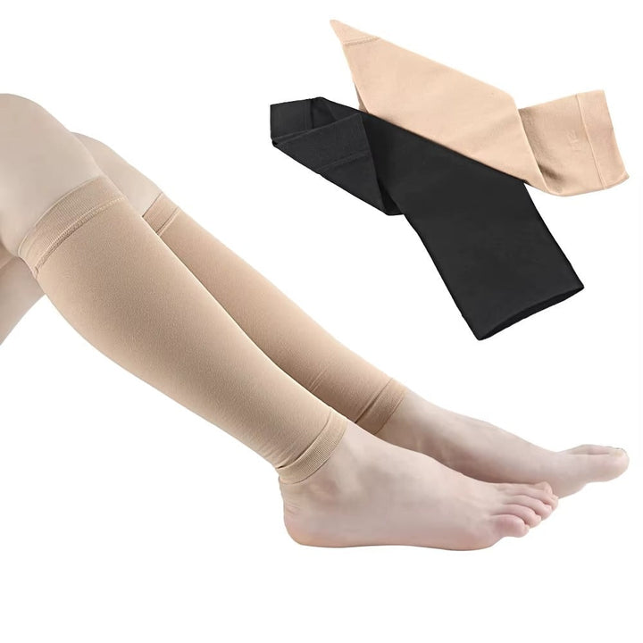 Manicotti compressione polpaccio uomo. Supporto muscolare, sollievo gambe, recupero fitness e sport.