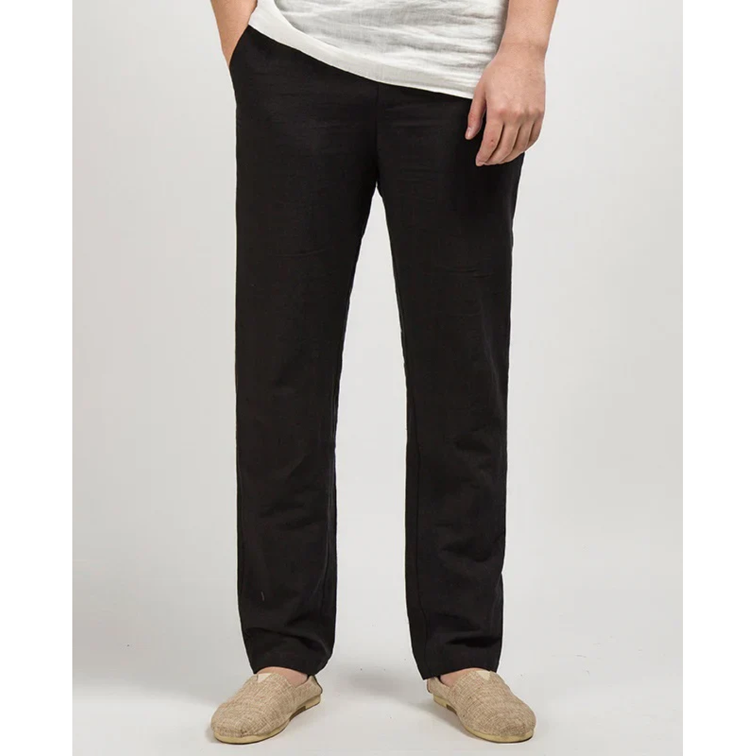 Pantaloni estivi uomo casual-eleganti a gamba dritta e vestibilità rilassata. Massima comodità.