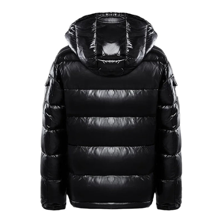Giacca invernale da uomo, stile puffer trapuntata, con cappuccio. Perfetta per attività esterne e look casual.
