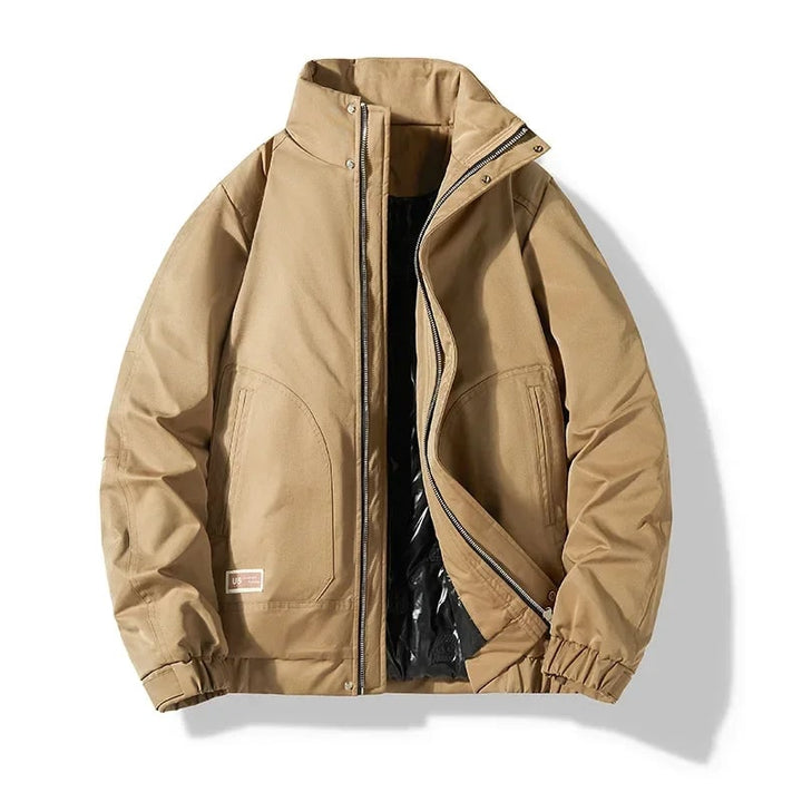 Giacca invernale uomo, bomber imbottito caldo e confortevole, stile casual per ogni occasione.