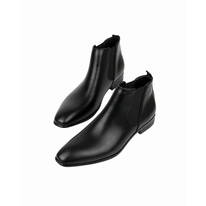 Scarpe stivali Chelsea uomo alla moda, design con punta affusolata. Perfetti per vestibilità comoda e stile moderno.