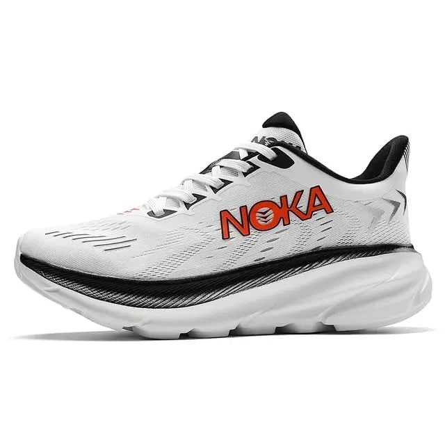 Sneakers uomo ammortizzate, leggere e confortevoli, perfette per lunghe distanze e allenamento corsa.