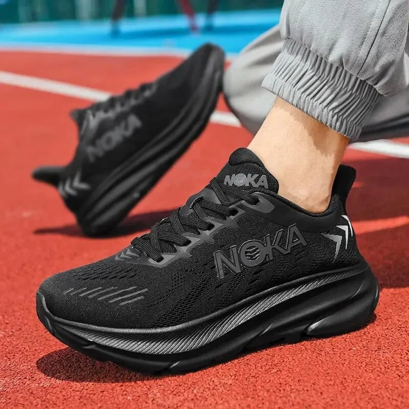Scarpe running uomo ammortizzate, leggerezza estrema, comfort sportivo per allenamento e stile casual.