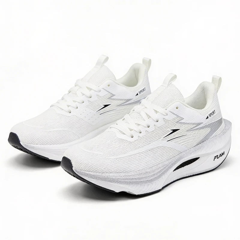 Calzature sportive uomo ammortizzate per corsa e allenamento, offrono comfort superiore e supporto.