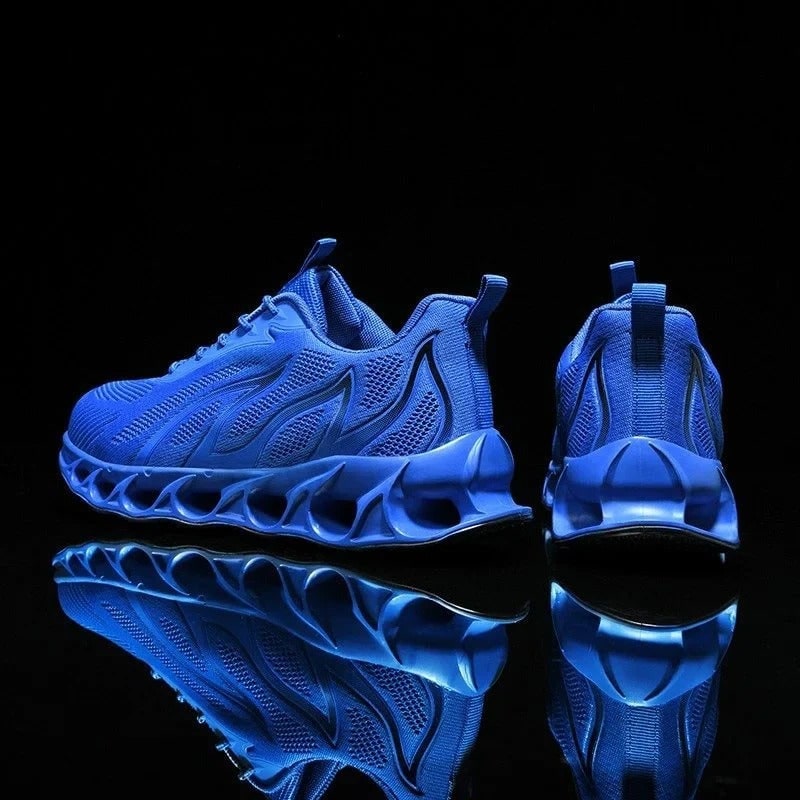 Scarpe da corsa uomo leggere e traspiranti, ideali per running e allenamento su strada.