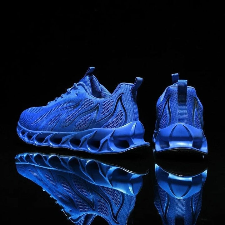 Scarpe da corsa uomo leggere e traspiranti, ideali per running e allenamento su strada.