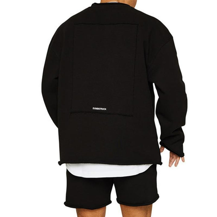 Pantaloncini oversize e felpa coordinata del completo lounge uomo, per relax e casa confortevole.